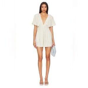 LA LA ROMPER
Free People
Color: Wet Plaster
Size: XS 

Elegant Cream Swim Cover
